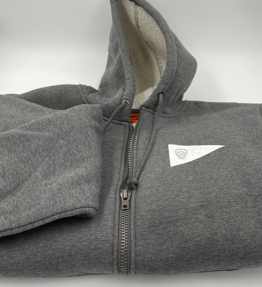 Heavyweight Sherpa Lined Hooded Fleece Jacket